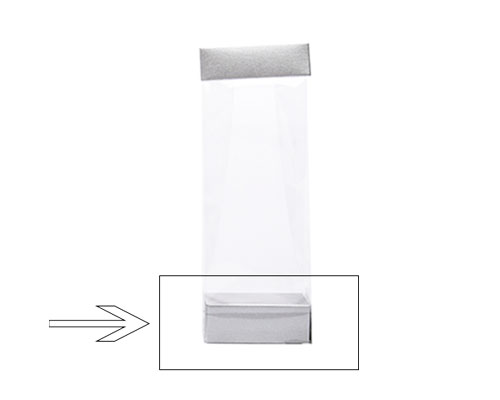 Arosabase 80x50x30mm silvertin