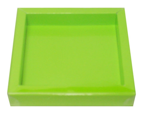 Windowbox 100x100x19mm vert pomme laque