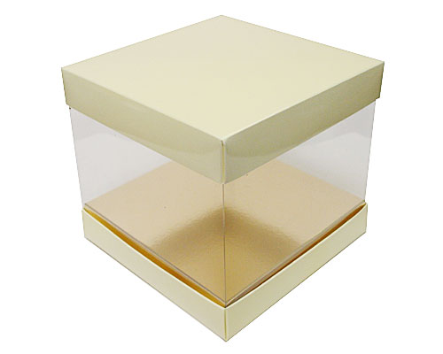 Skylinebox L180xW180xH150mm exterior Creme Laqué