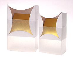 bilbao small 80x80x50mm crystal/neutral