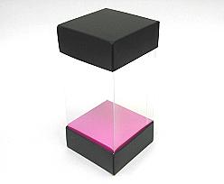 Skylinebox L80xW80xH150mm exterior Paris black-fuchsia