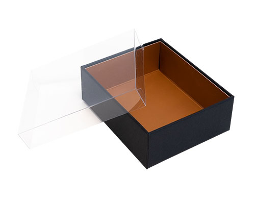 Biscuitbox small L110xW90xH40mm black hazelnut