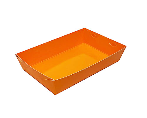 Dessert tray 100x75x35mm Apricot Orange