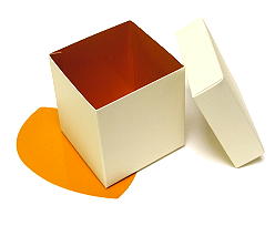 Cubebox appr. 125 gr  Duo Cairo ivory caramel