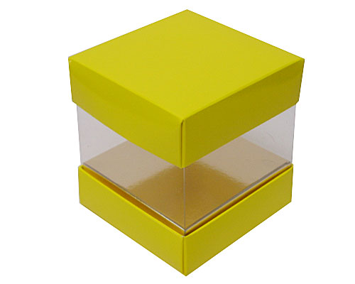 Skylinebox L100xW100xH100mm exterior Jaune Laqué