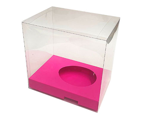 Easteregg box transparent no.3 M fuchsia
