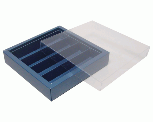 Windowbox maxi 145x145x33mm divider included seablue 