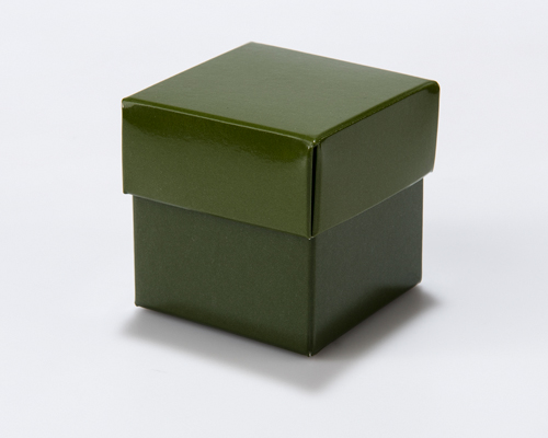 Cubebox 50x50x50mm Vert Forêt laque 