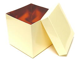 Cubebox appr. 1000gr Creme laque Gold
