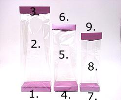 Arosabase 100x60x17mm plum 