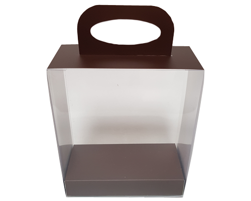 Pvc box shoe L170xW80xH170mm interior bali brown