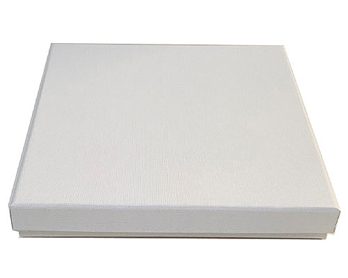 San Remo L204xW204xH31mm + compartments white seablue