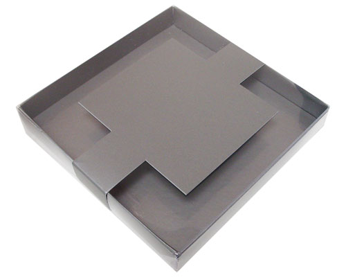 Windowbox carre large with sleeve 140x140x19mm warmgrey