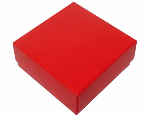 Sleeve-me box without sleeve 93x93x30mm interior strawberry 