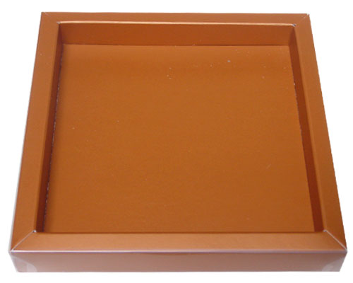 Windowbox 133x133x19mm hazelnut