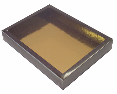 Windowbox 175x125x24mm chocolat laque
