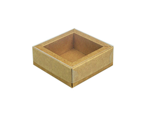 Windowbox 60x60x30mm interior kraft-brown