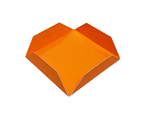Tray patisserie square 47x47mm Apricot orange