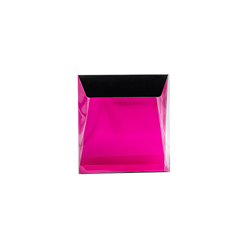 Pochette transparant L100xW50/H110mm Paris black fuchsia