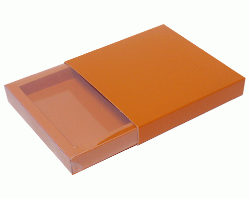 Windowbox mini with sleeve 105x105x18mm sunset orange 