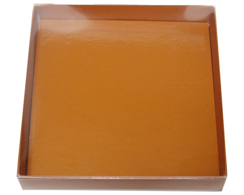 Windowbox carre small 110x110x19mm hazelnut