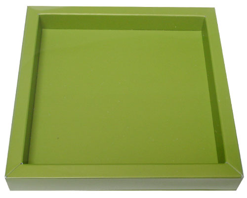 Windowbox 133x133x19mm kiwi green
