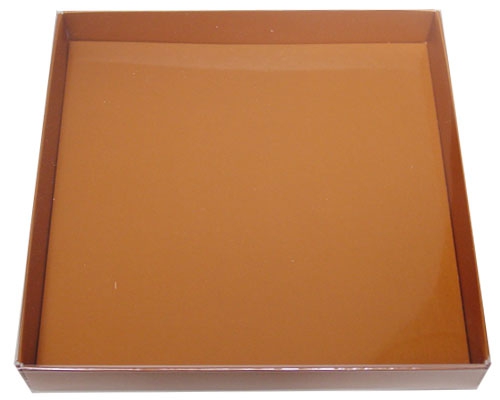 Windowbox carre large 140x140x19mm hazelnut