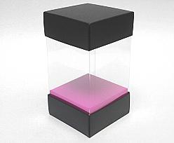 Skylinebox L80xW80xH130mm exterior Paris black-fuchsia