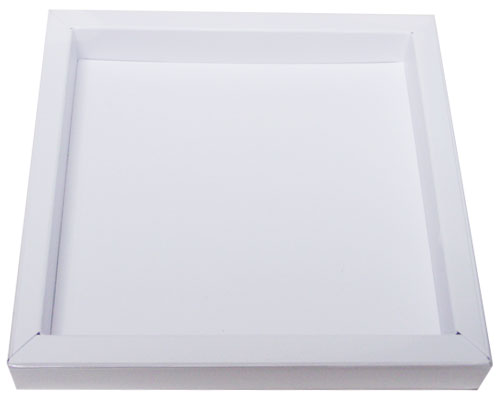 Windowbox 133x133x19mm duo mat white