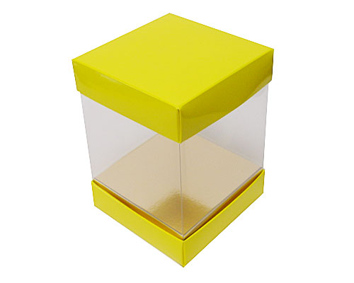 Skylinebox L120xW120xH150mm exterior Jaune Laqué