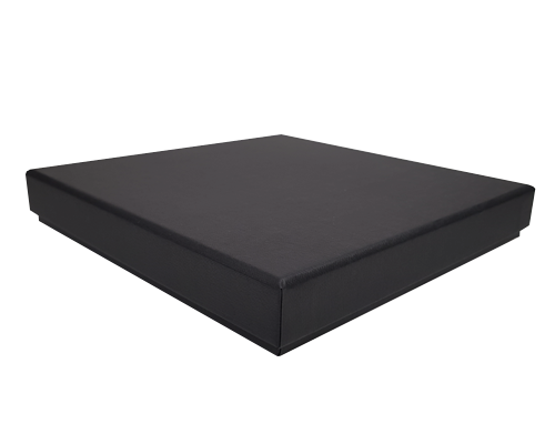 San Remo L204xW204xH31mm + compartments black goldshine