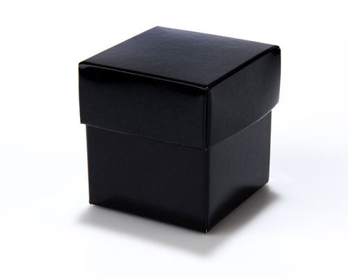 Cubebox 50x50x50mm Noir laque  