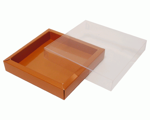 Windowbox 126x126x24mm hazelnut 