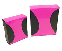 Box Dali small Duo Paris black fuchsia