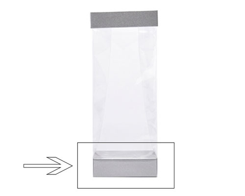 Arosabase 100x60x30mm silvertin