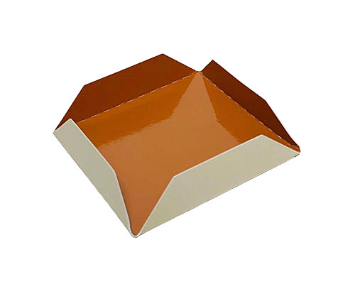 Tray patisserie square 47x47mm Ivory caramel